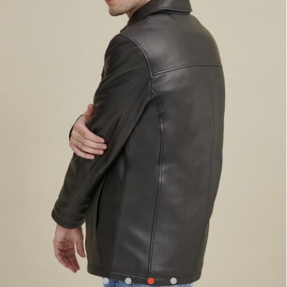 Wilsons Leather Thinsulate lining leather jacket vest 2in1 black mens 2XLT - Picture 3 of 16